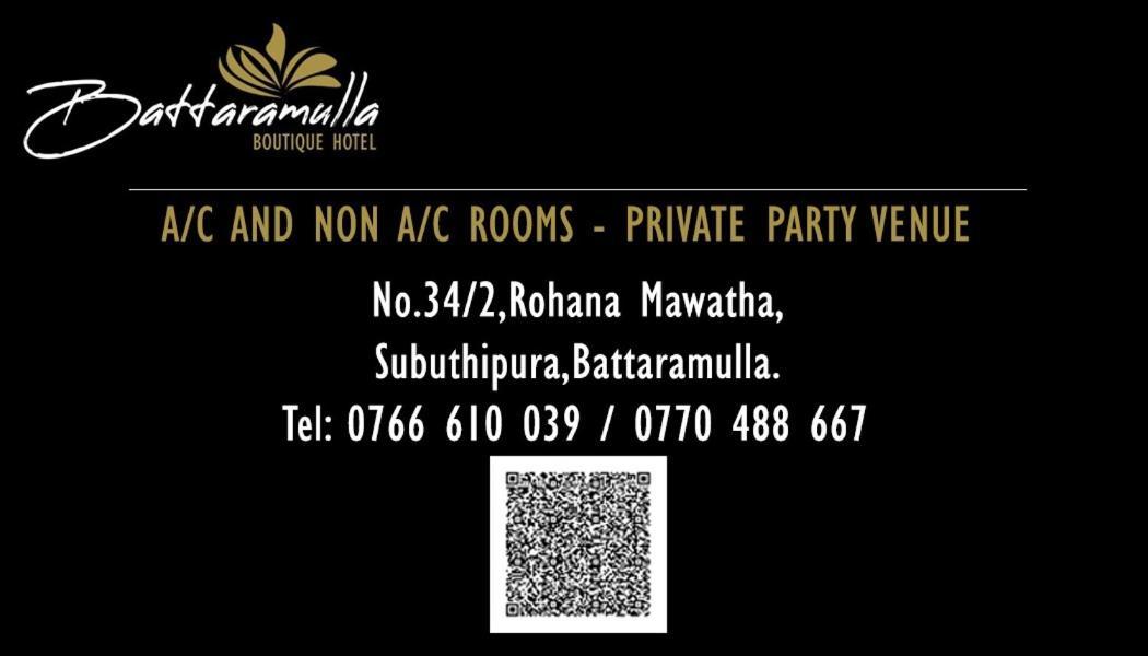 Battaramulla Boutique Villa Sri Jayawardenapura Kotte Kültér fotó
